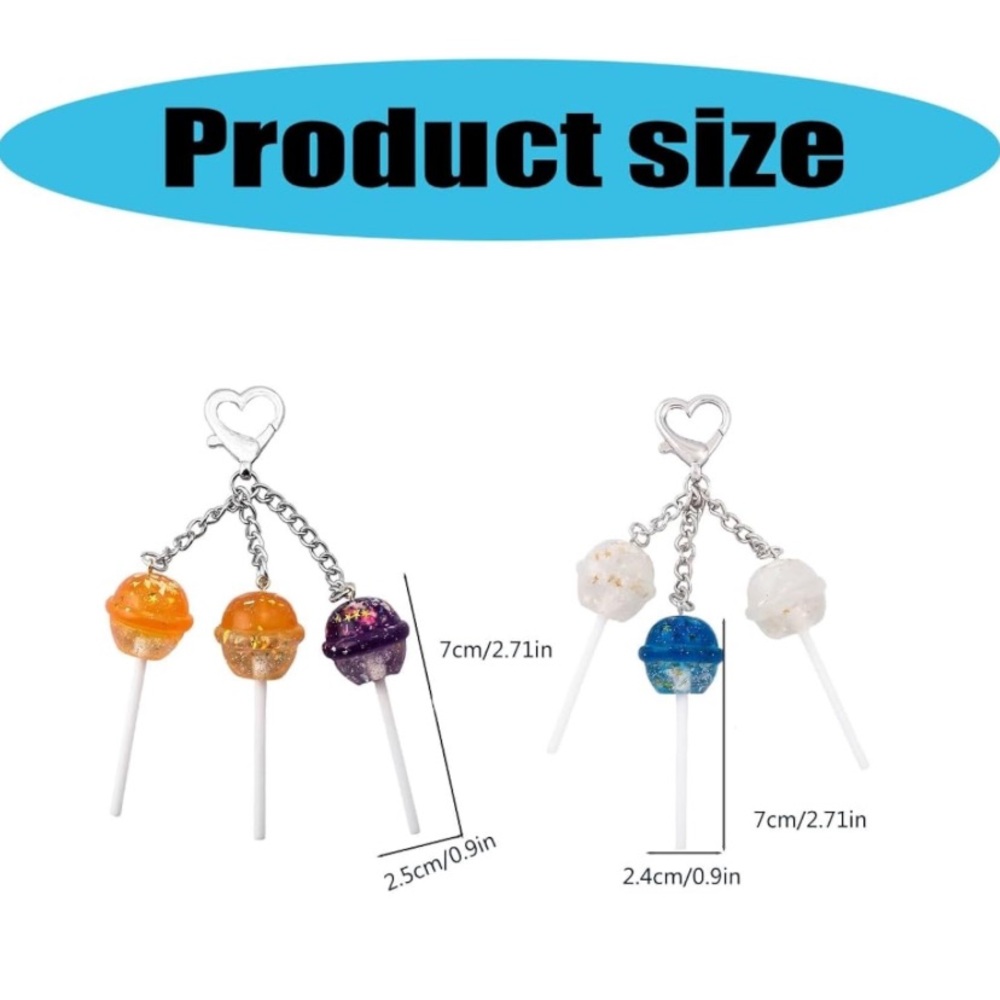 lollipop purse/bag charm keychain - Picture 6 of 6